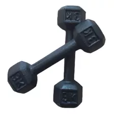 Par Mancuerna Pesa Gym 3 Kilos Kg (total 6 Kg)