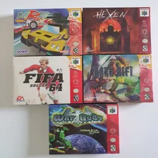 Lote De 05x Jogos Originais N64 Lacrados 