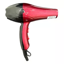 Secador De Pelo Profesional 2200w Frio Calor 2 Velocidades Color Rojo/negro