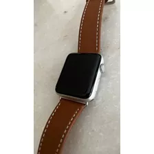 Apple Watch Serie 3 42mm - Banda De Cuero Marrón