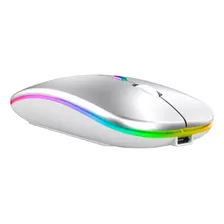 Ratón Mouse Inalámbrico Recargable + Usb 2.4g Portátil 