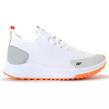 Tênis Branco Masculino Para Academia Esportivo Bf Shoes