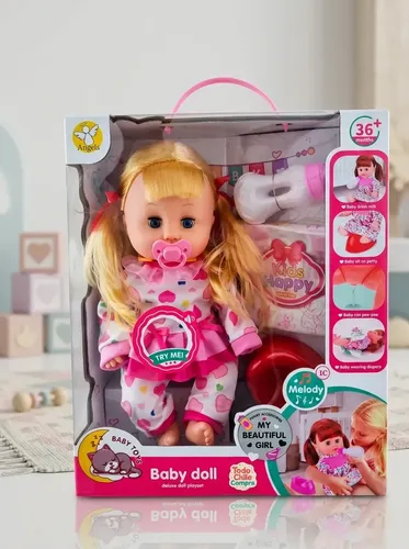 Muñeca Realista Que Habla, Ríe Y Hace Pipí