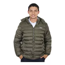 Jaqueta Masculina Inverno Puffer Red Nose Capuz Removivel