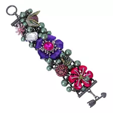 Pulsera Llamativa De Flores De Betsey Johnson