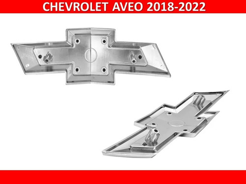 Emblema Para Parrilla Chevrolet Aveo 2018-2022 Foto 4