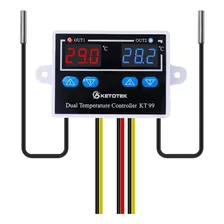 Controlador De Temperatura Duplo Digital Aquece Esfria Termo