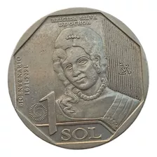 Moneda De 1 Sol - Brigida Silva De Ochoa - Perú 2020