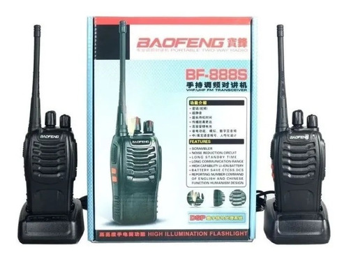 Boquitoquis Baofeng Bf888s Radio Telefono Inalambrico 50k X2 