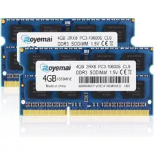 Kit Pcddrgb (2x4gb) Ram Pcs 1333mhz 2rx8 204-pin 1.5v 4gb