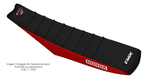 Funda Asiento Honda Crf 250 14/17 - 450 13/16 Plisada Fmx Foto 3