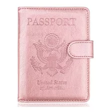 Porta Documentos Y Tarjetas Parade Pasaporte Azul Rosado