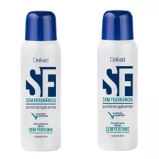 02 Desodorante Antitranspirante Spray Sf Delikad 90ml