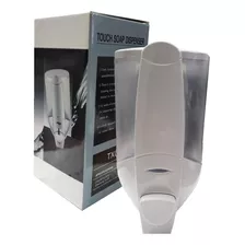 Dispensador Jabon Líquido 300ml / Alcohol En Gel Supergym Color Blanco