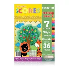 Papel Ecocores Textura Visual 2 36fls Novaprint