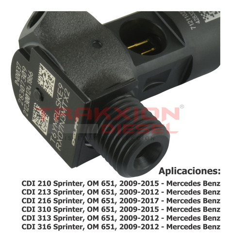 4 Inyectores Diesel Original 28307309 Para Sprinter Om651 Mb Foto 6