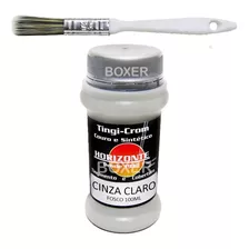 Tinta Couro Cinza Claro Fosco Tenis Banco Automotivo 100ml