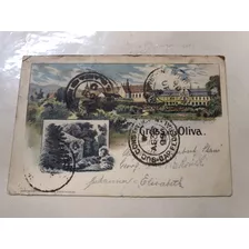 Antigua Postal Alemana De 1899- Varios Sellos-1003