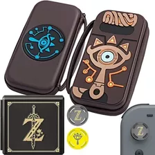 Estuche Zelda Para Nintendo Switch + Porta Juegos + Análogos