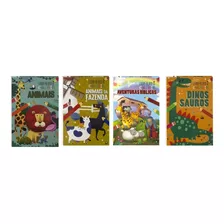 Kit Livros Infantis - Coleção Bloco De Colorir - 4 Títulos