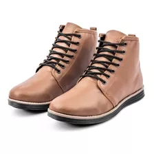 Borcego Bota Botita De Cuero Argentino Hombre Morrison 