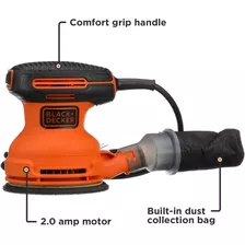 Lijadora Orbital Black & Decker, 5 Pulgadas.