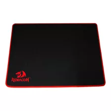 Mouse Pad Gamer Redragon P002 Archelon De Tela L 300mm X 400mm X 3mm Negro/rojo