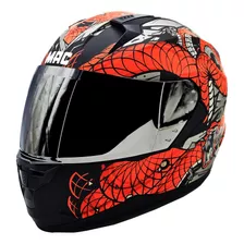 Casco Moto Mac Bass Snake Cuota Combo 2 Visores Devotobikes