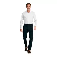 Camisa Masculina Branca Highstil Algodão E Elastano Premium