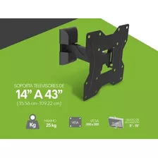 Soporte Para Pantalla Ghia De 13 A 43 Pulgadas Carga Máxima 25kg Stv-22