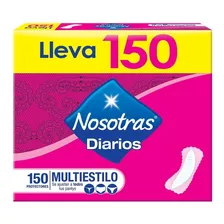Protectores Diarios Nosotras Multiestilo 150 Unidades