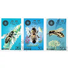 Fauna - Especies De Abejas. Serie Completa Hojita Block 1979