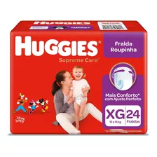 Fralda Roupinha Huggies Supreme Care Xg 24 Und