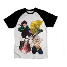 Camiseta Kimetsu No Yaiba Demon Slayer Tanjiro Nezuko