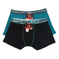 Pack X2 Boxer Algodón Y Lycra Hanes 7331