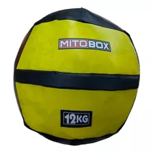 Medicine Ball 12 Kg. Pelota Con Peso Dynamax Crossfit Mito