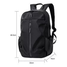 Mochila Escolar Los Misterios Lmb10011 Color Negro 22.6l