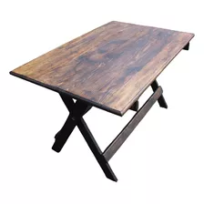 Mesa Plegable De Madera Pino Premium Ideal Para Todo Uso!!!