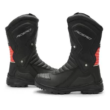 Bota Motociclista Acero Couro Speed Touring 