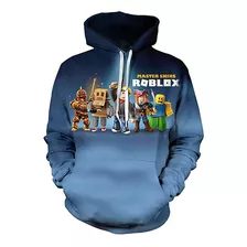 Niños Roblox Sudadera Con Capucha De Impresión 3d De Dibujos