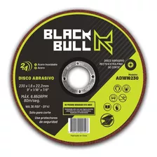 Disco Abrasivo Corte Extrafino Profesional 9 (x25) Color Negro