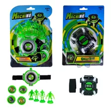 Kit Relógio Digital Ben 10 Omnitrix + Lançador De Pulso