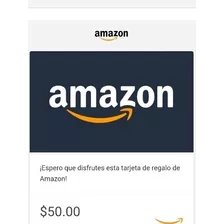 Tarjeta Amazon Gift Card 50 Dólares Usa - Código Original