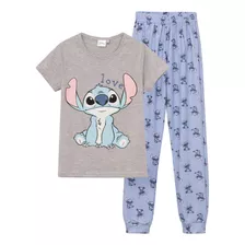 Pijama Niñas Manga Corta Lilo & Stitch Disney Original