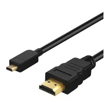 Cable Hdmi A Micro Hdmi Full Hd Go Pro 1,80 Mtrs