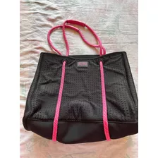 Bolsa Negra Neopreno Victoria Secret Pink Grande Mujer