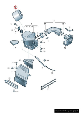 Filtro Aire Audi A4 A5 Q5 3.0 3.5 Tfsi Fsi 2007-2015@ Foto 4