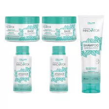 Innovator 2 Base Relaxante 2 Ativador 1 Shampoo 250 Itallian