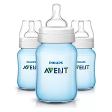 Philips Avent Biberones Anticólicos Azul, 9 Oz, 3 Piezas