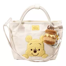 Bolsa Tote Bordada Winnie The Pooh Disney Original Coreana